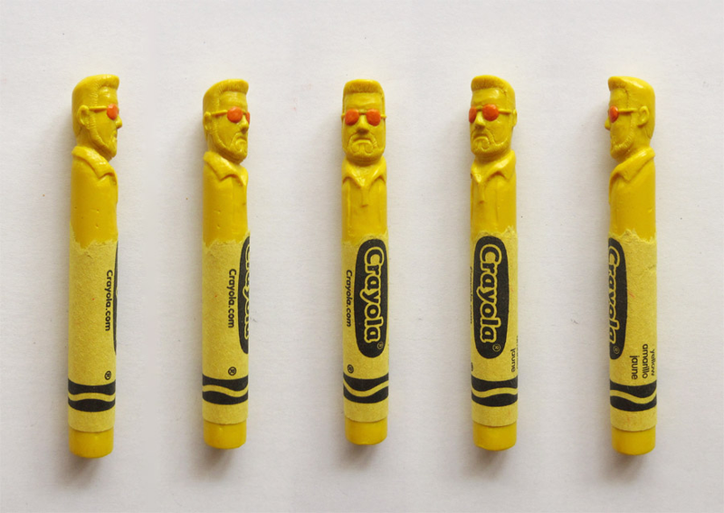 Illustration for article titled Your Favorite Characters, Carved Into Crayons